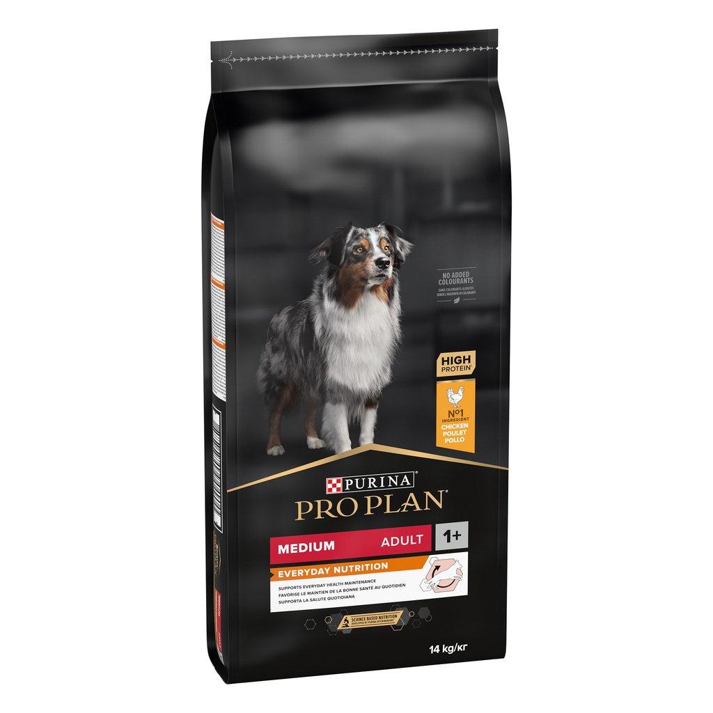 Pro Plan Medium Adult Everyday Nutrition Dry Dog Food with Chicken 14Kg
