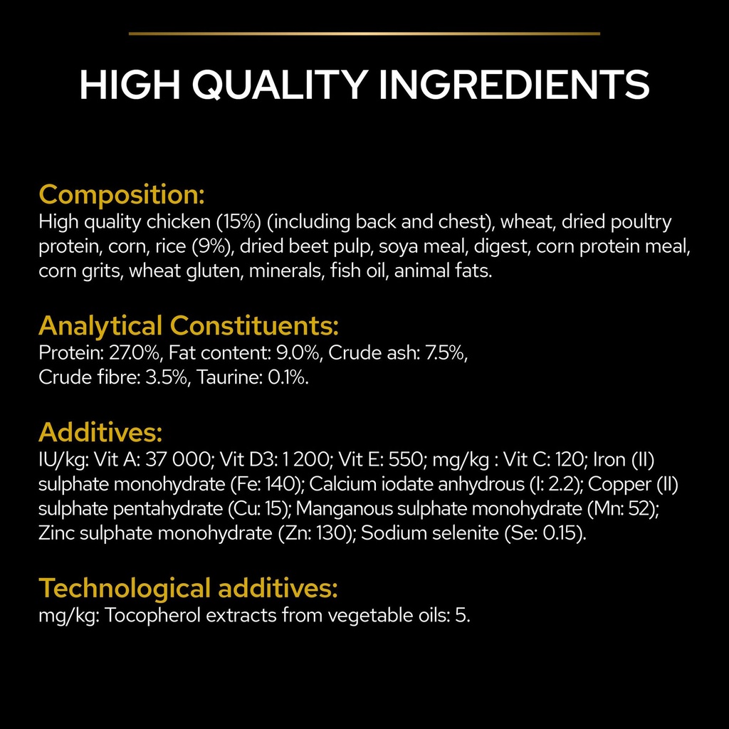 Pro Plan All Size Adult Light Sterilized Dry Dog Food with Chicken 14Kg