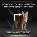 Pro Plan Sterilized Senior 7+ Longevis Dry Cat Food with Turkey 1.5Kg