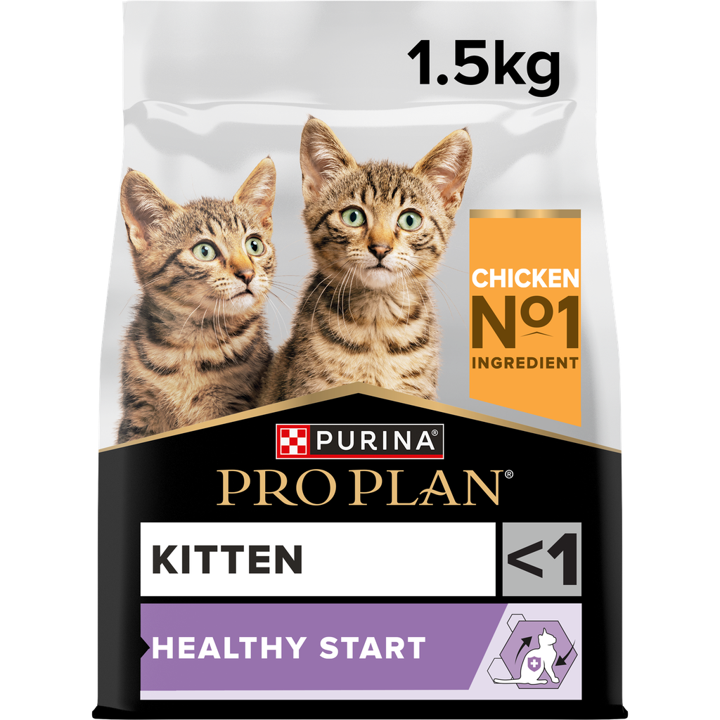 Pro Plan Kitten Healthy Start Dry Cat Food with Chicken 1.5Kg