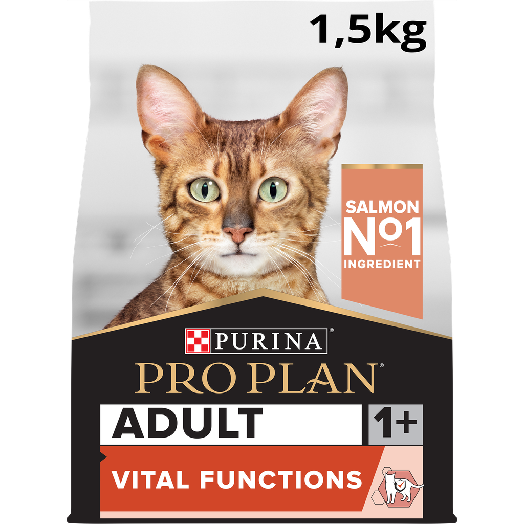 Pro Plan Vital Functions Dry Cat Food with Salmon 1.5Kg