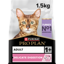 Pro Plan Adult Delicate Digestion Dry Cat Food with Turkey 1.5Kg